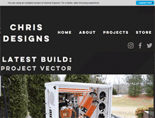 Tablet Screenshot of chris-designs.com